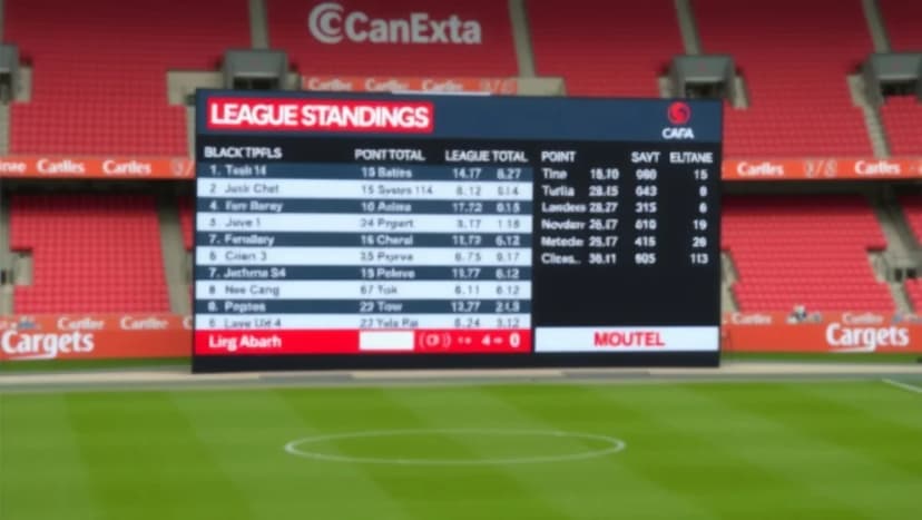 Poängställning i 1. FC Köln