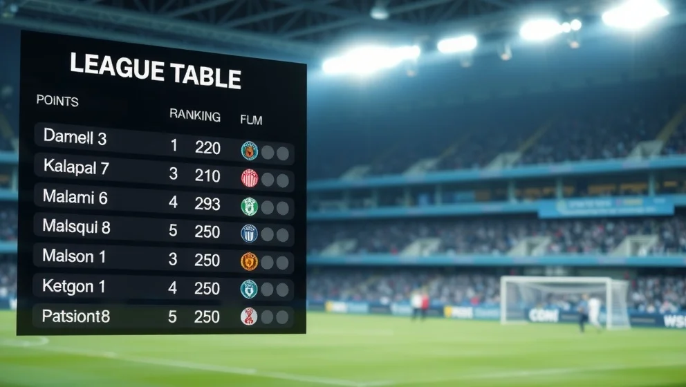 Poängställning i AFC Eskilstuna