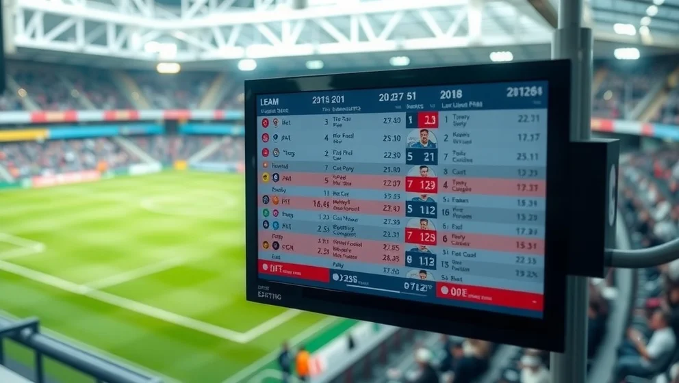 Poängställning i Örebro SK fotboll