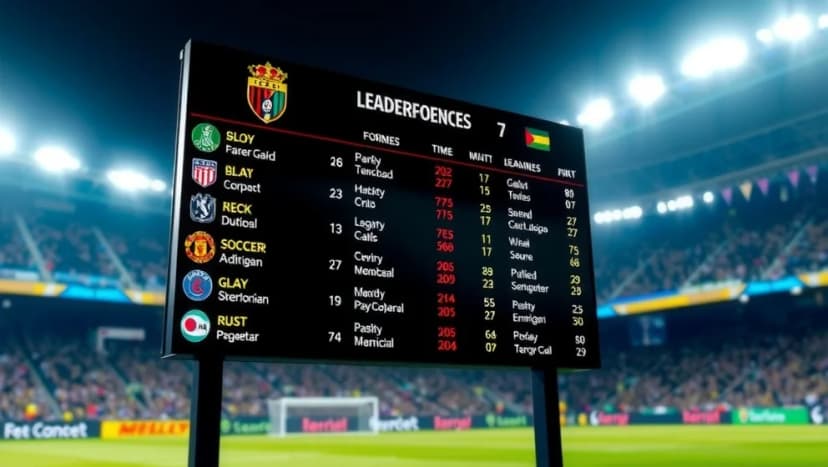 Poängställning i österrikiska bundesliga