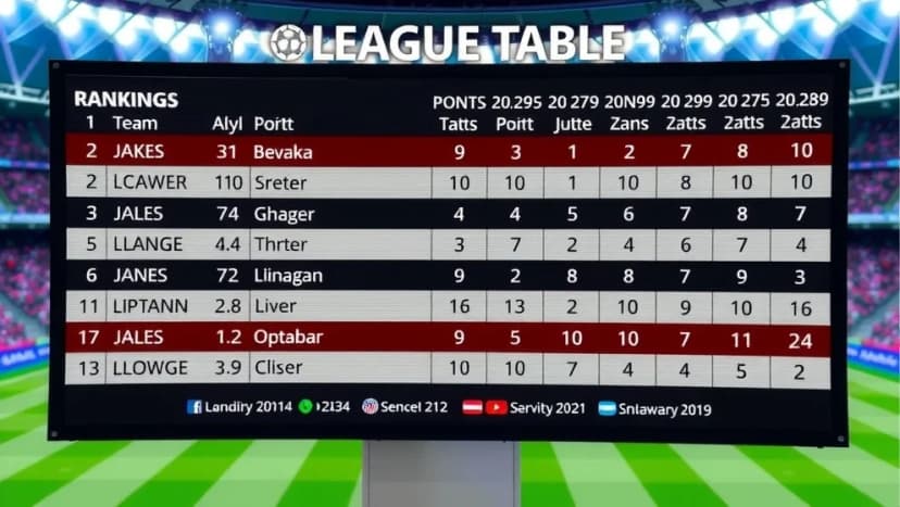 Poängställning i Syrianska FC
