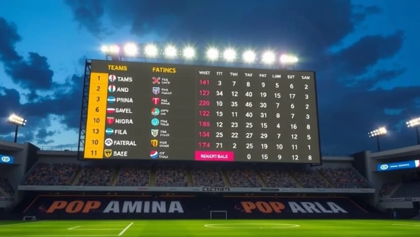 Villarreals poängställning i La Liga